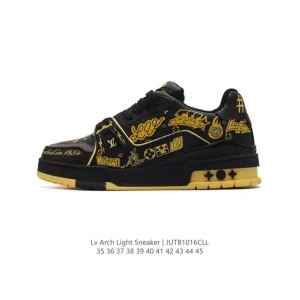 Louis Vuitton Trainer Sneaker Low Top Leather Shoes