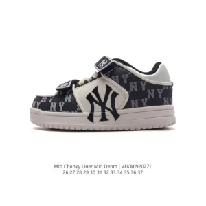 MLB Chunky Liner Basic Kids Shoes Retro Street Style Sneakers