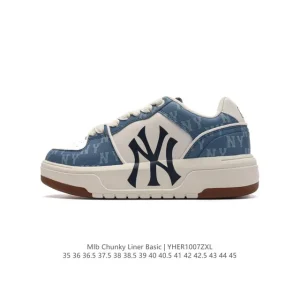 MLB Chunky Liner Basic Retro Streetwear Sneakers for Men and Women