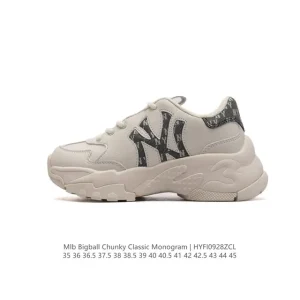 MLB Bigball Chunky Dia Mono Retro Vintage Sneakers for Men and Women