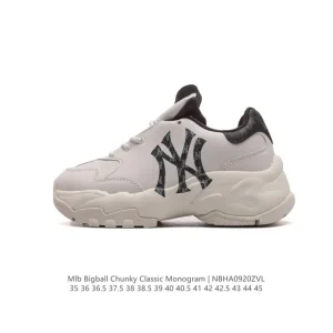 MLB Bigball Chunky Dia Mono Vintage Retro Sneakers for Men and Women