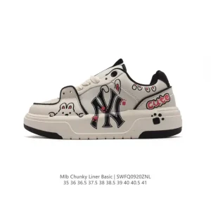 MLB Chunky Liner Basic Women's Retro Street Casual Sneakers