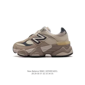 New Balance 9060 Kids Elephant Foot Comfort Dad Shoe