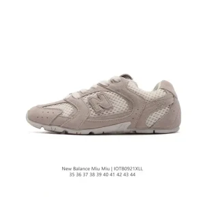 Miu Miu x New Balance 530 Sl Vintage Leather Low Top Sneakers