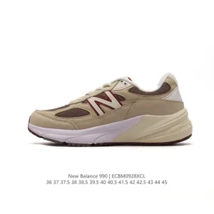 New Balance 990 Made in USA Classic Grey Suede Running Sneakers