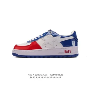 Bape x Nike Air Force 1 Sta Low Camo Sneakers for Men and Women