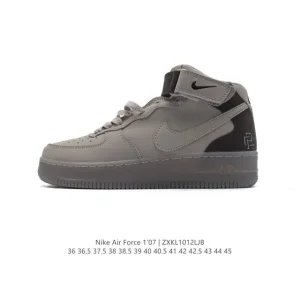 Nike Air Force 1 Mid Magic Strap Platform Sneakers for Men and Women