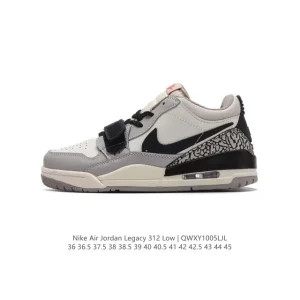 Jordan Legacy 312 Low Men's Basketball Shoes - Black White