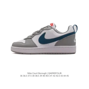 Nike Court Borough Low 2 GS - Classic Low-Top Sneakers for Everyday Wear