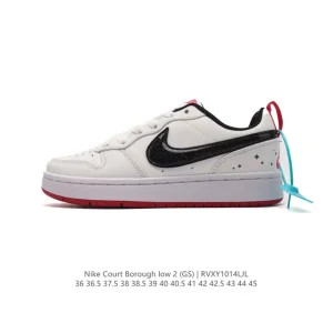 Nike Court Borough Low 2 Gs Low Top Casual Sneakers for Men and Women