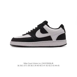 Nike Court Vision Lo Retro Basketball Shoes Men Women Vintage Leather Sneakers