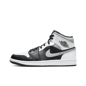 Jordan Air 1 Retro High OG Black White Red Leather Basketball Shoes