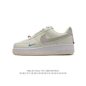Nike Air Force 1 Low 07 Classic White Leather Sneakers