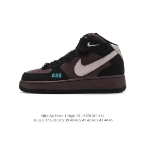 Nike Air Force 1 High CT2306-100 White Leather Sneakers for Men and Women