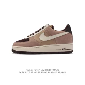 Nike Air Force 1 '07 Low White Leather Sneakers for Men and Women