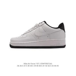 Nike Air Force 1 '07 Low White Leather Sneakers for Men and Women