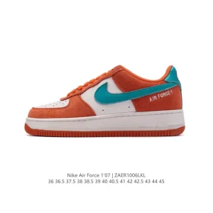 Nike Air Force 1 '07 Low White Leather Casual Sneakers