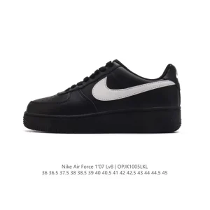 Nike Air Force 1 Low White Leather Casual Sneakers for Men and Women