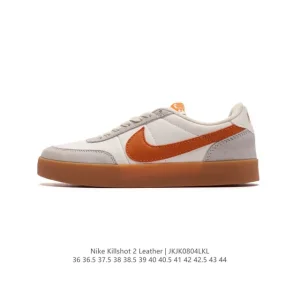 J.Crew x Nike Killshot II Leather Sneakers in Cream White and Brown Gum Sole