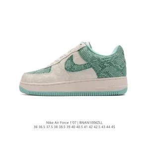 Nike Air Force 1 '07 Low White Leather Casual Sneakers