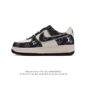 Nike Air Force 1 Low White Leather Casual Shoes for Men and Women