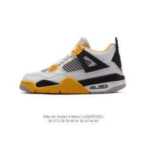 Jordan Air 4 Retro OG White Cement AQ9129-101 Men's Basketball Shoes
