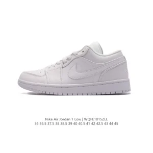 Jordan Air 1 Low Retro Vintage Leather Basketball Shoes