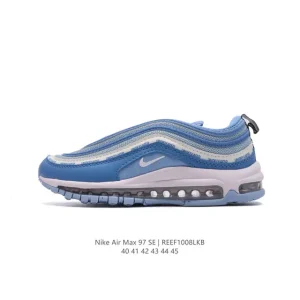 Nike Air Max 97 Low Top Running Shoes with Visible Air Cushion