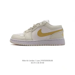 Jordan AJ1 Low Retro Basketball Shoes with Air Cushioning