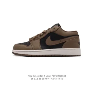 Jordan Air Low 1 Retro Vintage Leather Basketball Shoes