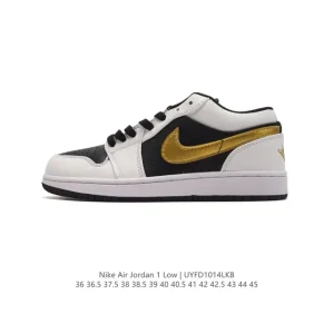 Jordan AJ1 Low Retro Low-Top Basketball Shoes with Air Cushioning