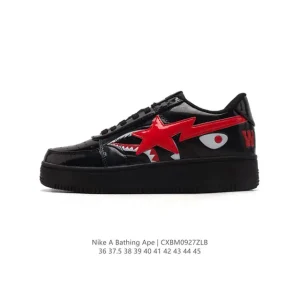 Bape x Nike Air Force 1 Sta Low Camo Sneakers for Men and Women