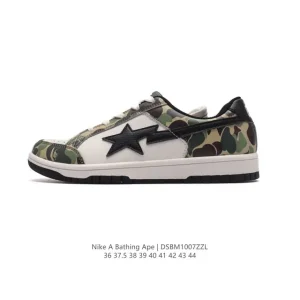 Bape x Nike Air Force 1 Low Camo Sneakers for Men and Women