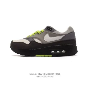 Nike Air Max 1 Leather Suede Mesh Running Shoes 312542-400