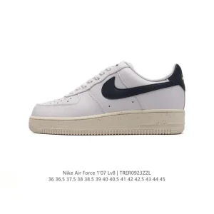 Nike Air Force 1 '07 Low White Leather Sneakers for Men and Women