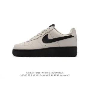 Nike Air Force 1 07 Low Leather White Casual Sneakers for Men and Women