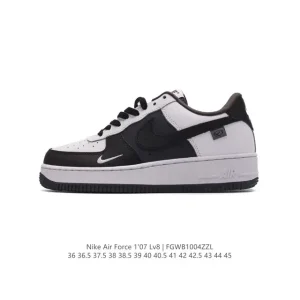 Nike Air Force 1 '07 Low White Leather Casual Sneakers for Men and Women