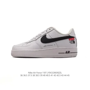 Nike Air Force 1 07 Low White Leather Sneakers for Men and Women