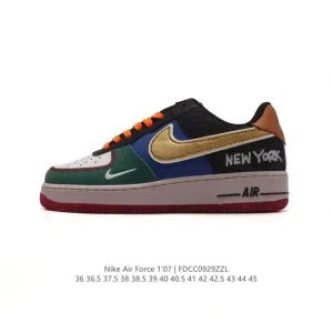 Nike Air Force 1 '07 Low White Leather Sneakers