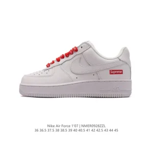 Nike Air Force 1 07 Low White Leather Casual Sneakers for Men and Women