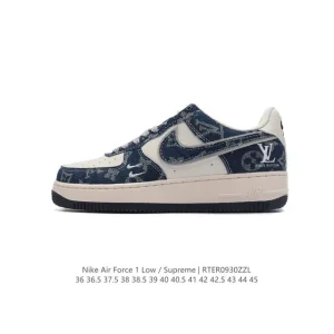Nike Air Force 1 '07 Low White Leather Sneakers for Men and Women