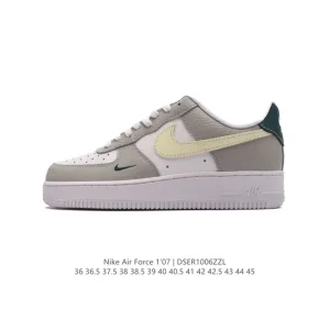 Nike Air Force 1 Low White Leather Sneakers for Men and Women