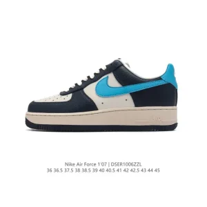 Nike Air Force 1 07 Low White Leather Sneakers for Men and Women