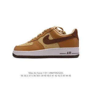 Nike Air Force 1 '07 Low White Leather Sneakers
