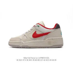 Nike Full Force Low Retro Leather Basketball Sneakers Vintage Style