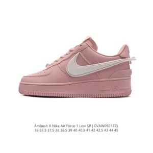 Nike Air Force 1 Low Ambush Collaboration Leather Sneakers