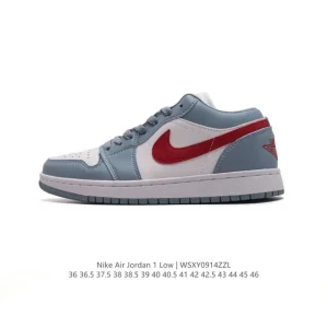 Jordan Air Jordan 1 Low Retro DC0774 Leather Basketball Shoes