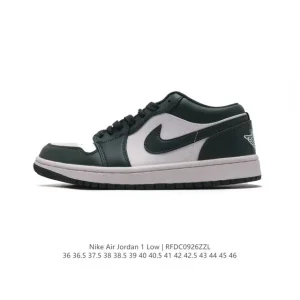 Jordan Air AJ1 Low Retro Basketball Shoes in Leather