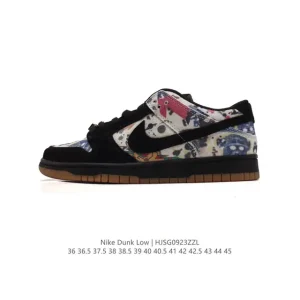 Supreme x Nike SB Dunk Rammellzee Art Print Skateboarding Shoes