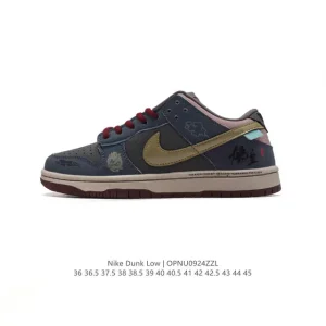 Nike SB Dunk Low Pro Black Wukong Retro Skateboarding Shoes